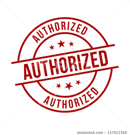Authorized Stamp,Authorized Grunge Round Sign Authorized Stamp,Authorized Grunge Round Sign 137421568