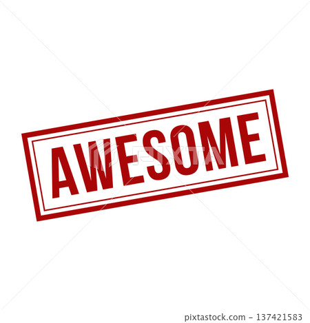 Awesome Stamp,Awesome Square Sign Awesome Stamp,Awesome Square Sign 137421583
