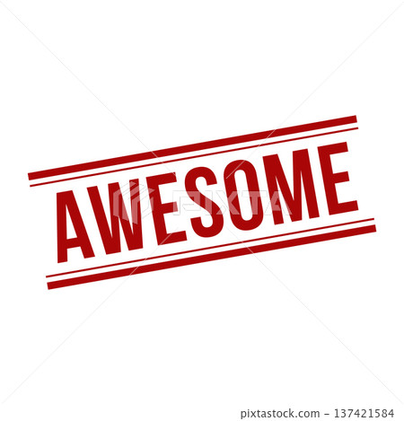 Awesome Stamp,Awesome Square Sign Awesome Stamp,Awesome Square Sign 137421584