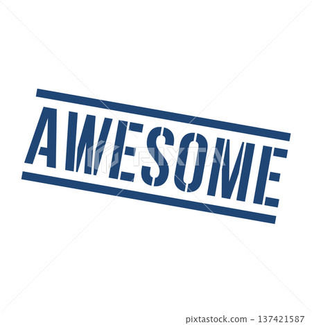 Awesome Stamp,Awesome Square Sign Awesome Stamp,Awesome Square Sign 137421587
