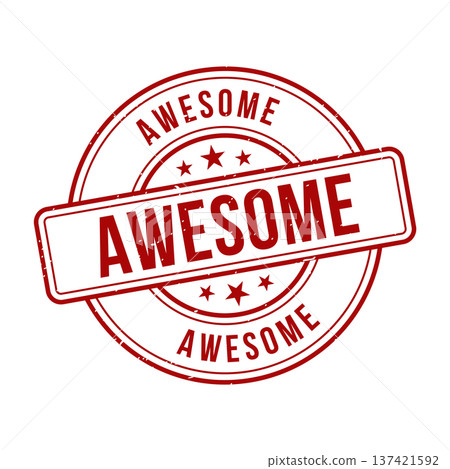 Awesome Stamp,Awesome Grunge Round Sign Awesome Stamp,Awesome Grunge Round Sign 137421592