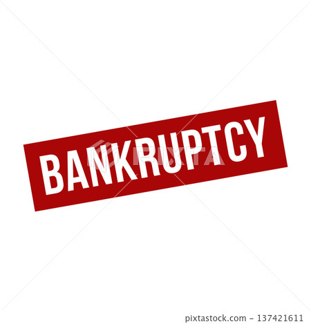 Bankruptcy Stamp,Bankruptcy Square Sign 137421611