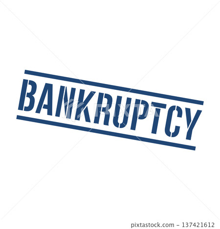 Bankruptcy Stamp,Bankruptcy Square Sign 137421612