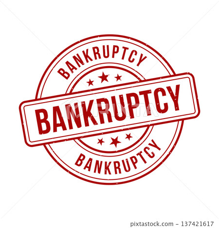 Bankruptcy Stamp,Bankruptcy Grunge Round Sign 137421617