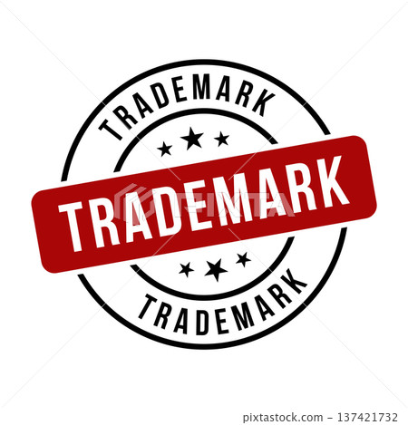 New Trademark Stamp, Trademark Round Sign New Trademark Stamp, Trademark Round Sign 137421732