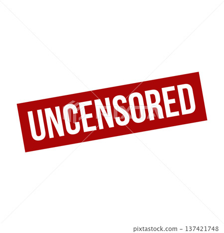 Uncensored Stamp, Uncensored Square Sign 137421748