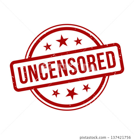 Uncensored Stamp, Uncensored Grunge Round Sign Uncensored Stamp, Uncensored Grunge Round Sign 137421756