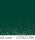 Scattered numbers. White chalk digits flying chaotic. Back to school mathematics banner on blackboard background. Falling numbers vector illustration. 137421786