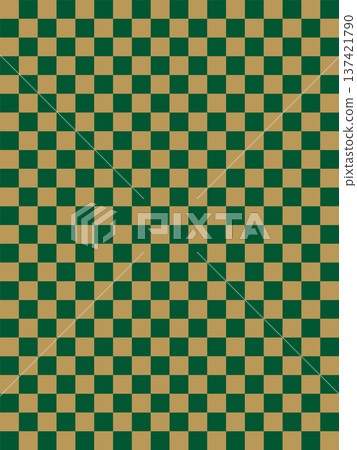 Counterfeit money and a dark green checkerboard pattern Counterfeit money and a dark green checkerboard pattern 137421790