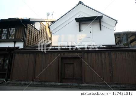 The unique entrance to a traditional townhouse storehouse in Morioka City, Iwate Prefecture The unique entrance to a traditional townhouse storehouse in Morioka City, Iwate Prefecture 137421812