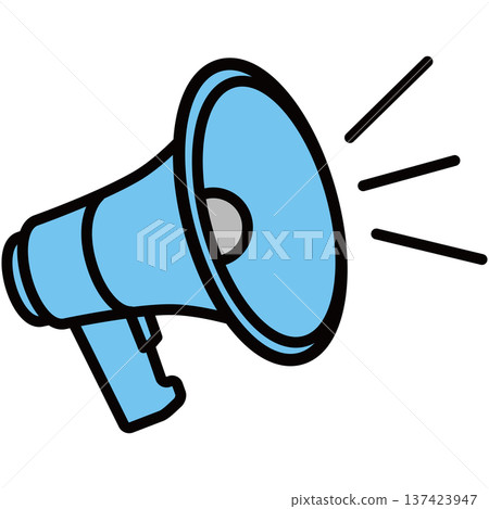 Simple loudspeaker icon 137423947