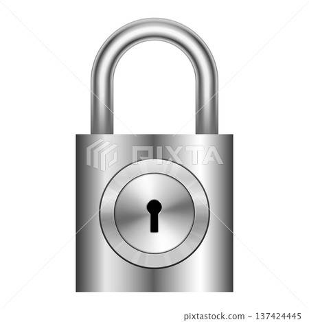 Metal insulated lock for security design 137424445