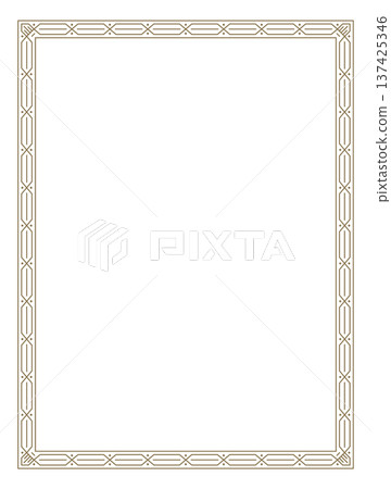 Geometric, abstract frames, decorative borders Geometric, abstract frames, decorative borders 137425346