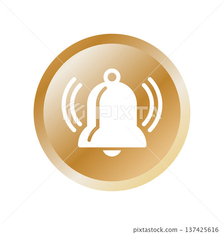 Bell icon design template 137425616