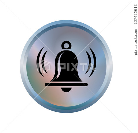 Bell icon design template 137425618