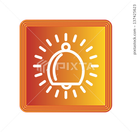Bell icon design template Bell icon design template 137425623