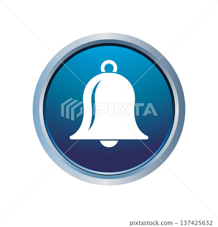 Bell icon design template Bell icon design template 137425632