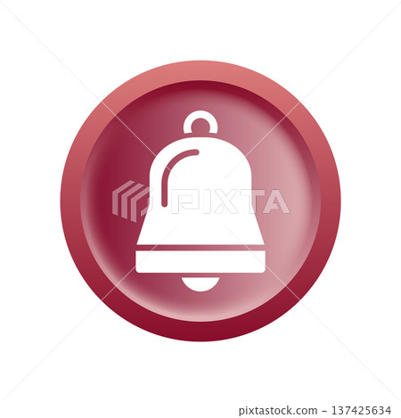 Bell icon design template 137425634