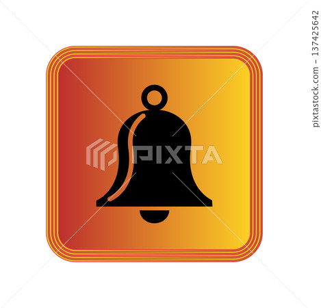 Bell icon design template Bell icon design template 137425642
