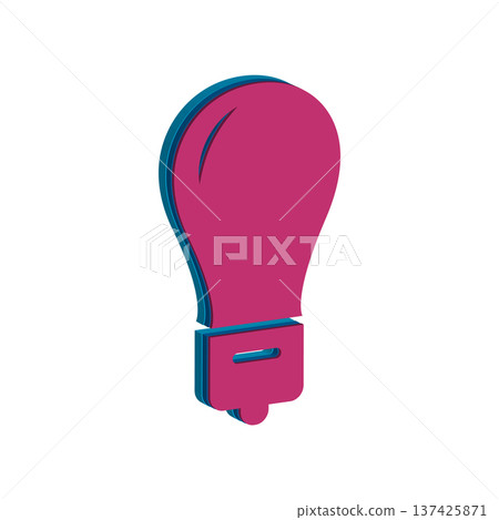 Bulb icon desian template 137425871