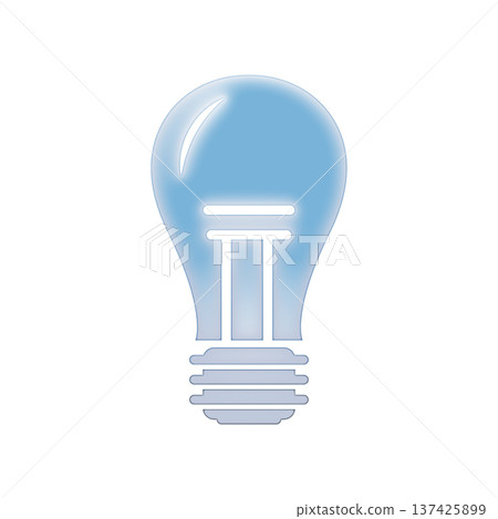 Bulb icon desian template 137425899