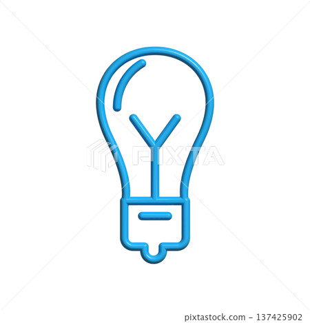 Bulb icon desian template Bulb icon desian template 137425902