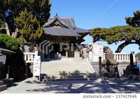晴朗冬日的森戶神社（森戶大名神主殿） 137427646
