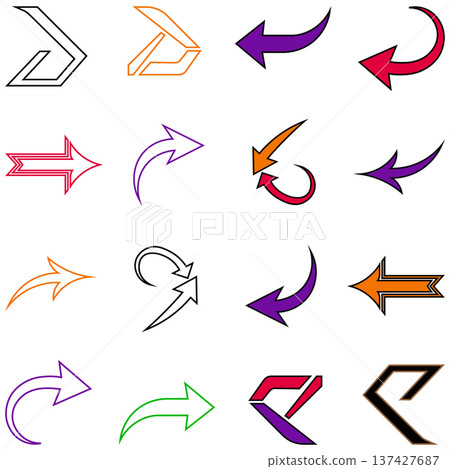 Abstract Arrows and Geometric Shapes in Dynamic Arrangement Abstract Arrows and Geometric Shapes in Dynamic Arrangement 137427687