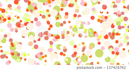 Light multicolor background, colorful vector texture with circles. Splash effect banner. Glitter silver dot abstract illustration with blurred drops of rain. Pattern for web page, banner,poster, card 137428762