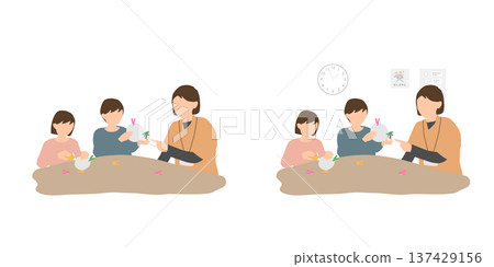 Fine motor training at a rehabilitation facility (clothespin task, small group therapy) 137429156