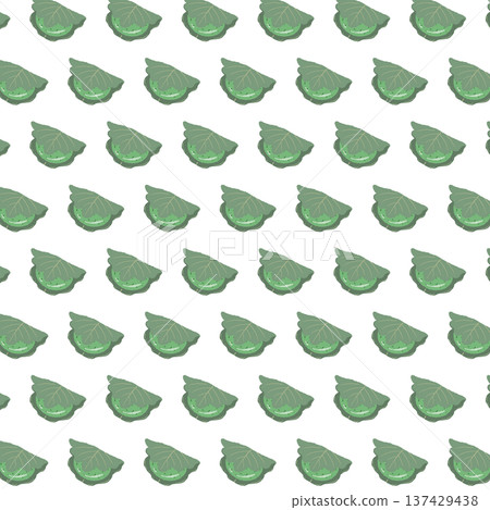 Kashiwamochi seamless pattern background illustration (green, aligned) Kashiwamochi seamless pattern background illustration (green, aligned) 137429438
