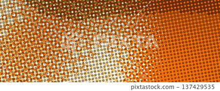 Abstract pop art creative concept. Colorful polka dots retro comics background. Cartoon modern halftone pattern. Design for poster, card, sale banner, empty bubble 137429535