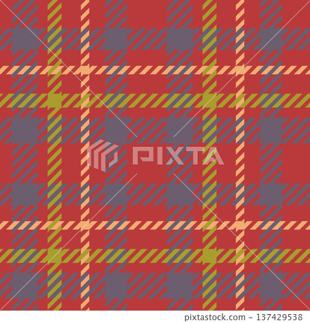 Color twill scotland textile seamless pattern. Fabric texture check tartan plaid. Abstract geometric background for cloth, card, fabric. Monochrome graphic repeating design. Modern squared ornament Color twill scotland textile seamless pattern. Fabric texture check tartan plaid. Abstract geometric background for cloth, card, fabric. Monochrome graphic repeating design. Modern squared ornament 137429538