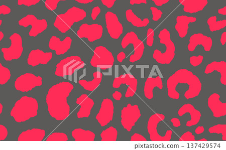 Abstract modern leopard seamless pattern. Animals trendy background. Color decorative vector stock illustration for print, card, postcard, fabric, textile. Modern ornament of stylized skin Abstract modern leopard seamless pattern. Animals trendy background. Color decorative vector stock illustration for print, card, postcard, fabric, textile. Modern ornament of stylized skin 137429574