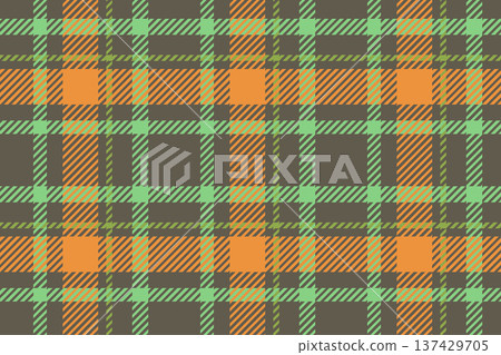 Color twill scotland textile seamless pattern. Fabric texture check tartan plaid. Abstract geometric background for cloth, card, fabric. Monochrome graphic repeating design. Modern squared ornament Color twill scotland textile seamless pattern. Fabric texture check tartan plaid. Abstract geometric background for cloth, card, fabric. Monochrome graphic repeating design. Modern squared ornament 137429705