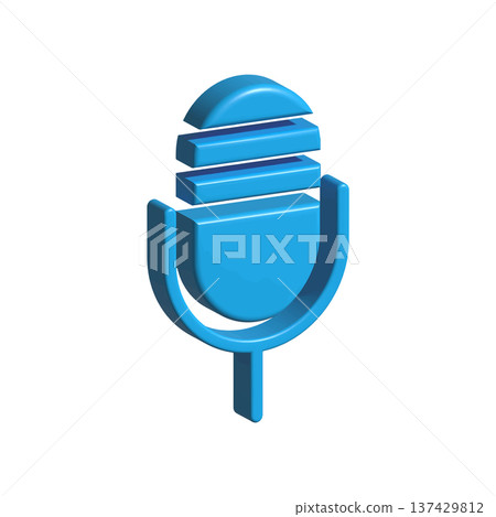 Mic icon design template Mic icon design template 137429812