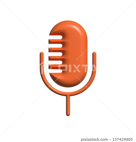 Mic icon design template Mic icon design template 137429905