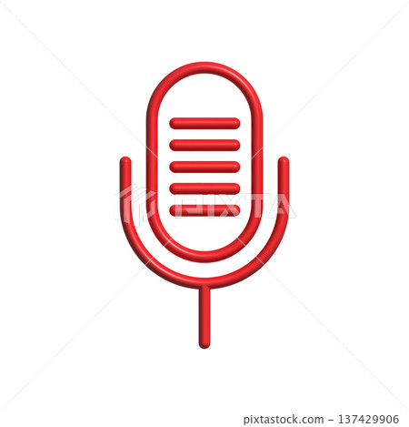 Mic icon design template Mic icon design template 137429906