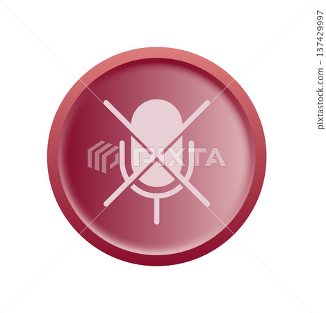 Mic icon design template 137429997