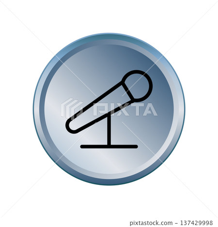 Mic icon design template 137429998