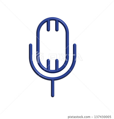 Mic icon design template 137430005