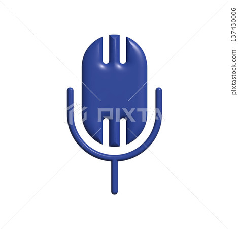 Mic icon design template 137430006