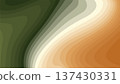 Professional background with fluid contour waves in olive green, tan, and orange earth tones 137430331