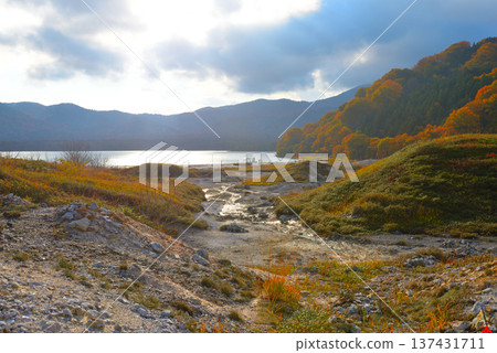 Mount Osore in late autumn (Mutsu City, Aomori Prefecture) Mount Osore in late autumn (Mutsu City, Aomori Prefecture) 137431711