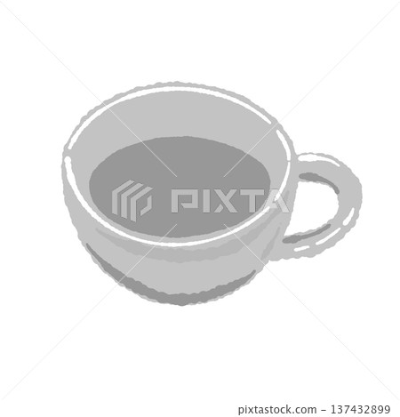 Illustration of a cup of coffee Illustration of a cup of coffee 137432899