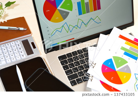 PC business image presentation materials 137433105