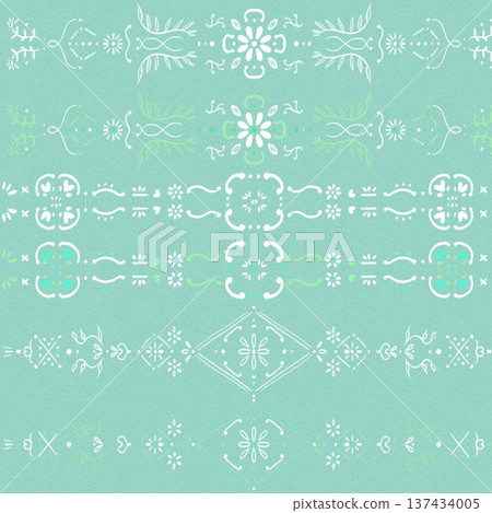 Turkish pattern hand-painted 137434005