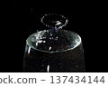 A water crown created by a single drop 137434144
