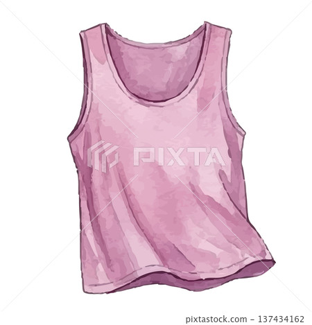 水彩風格內衣插畫 137434162