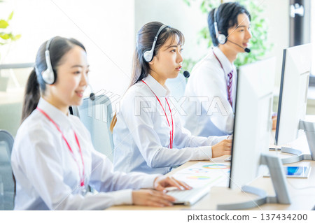Call center staff Call center staff 137434200
